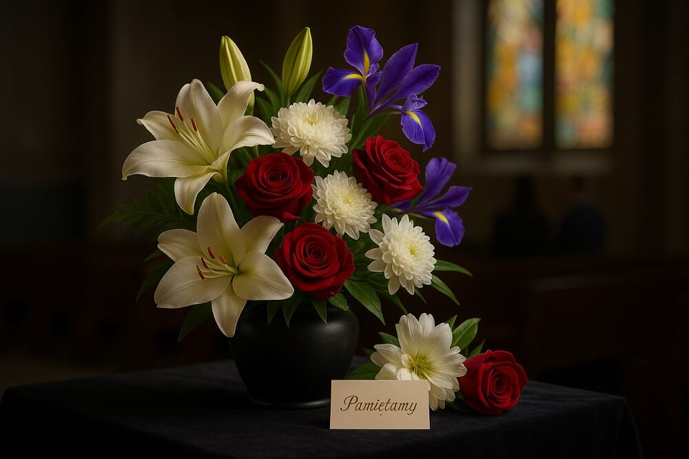 kwiaty pogrzebowe